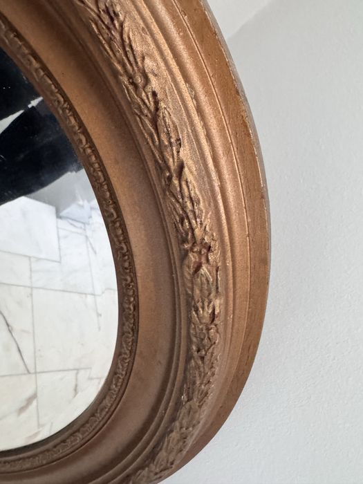 Vintage Espelho Grande Oval