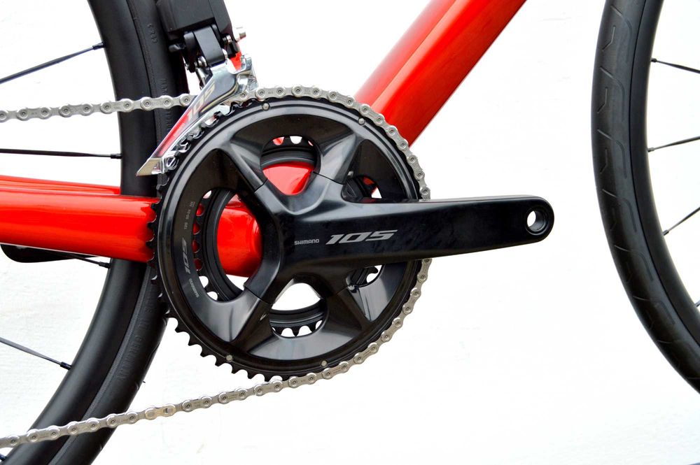 Przebieg 10km STEVENS IZOARD PRO 105 Di2 disc elektronika szosa 60