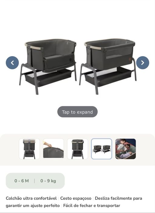 Maxi-Cosi Iora Berço Colecho para bebé, Co-Sleeper, 0 - 6 meses,