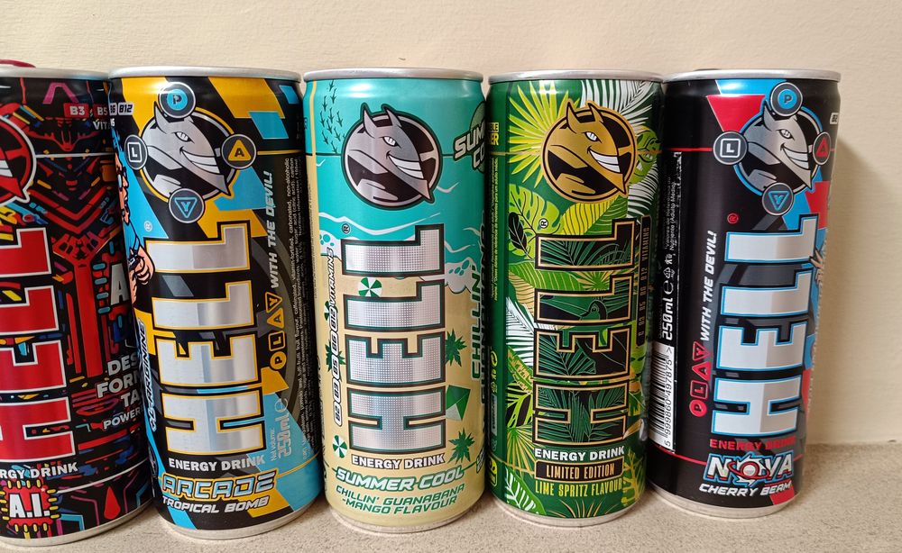 Coleção latas HELL