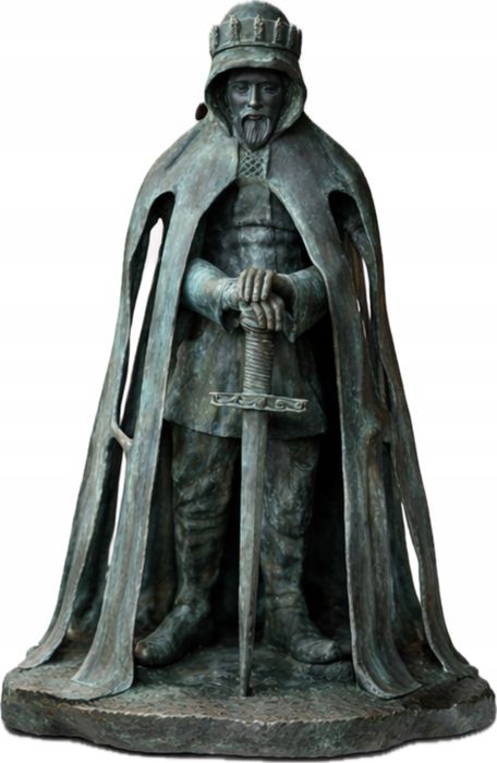 Posąg Króla Artura - Figura Z Brązu 180 Cm
