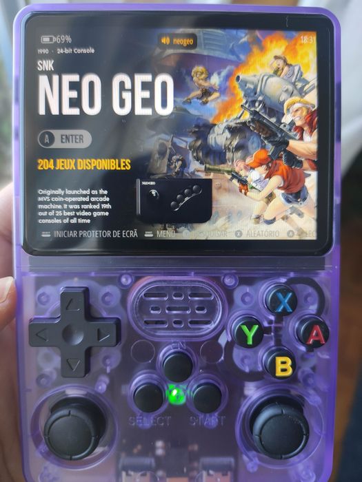 R36S Roxa + Bolsa (Nova)