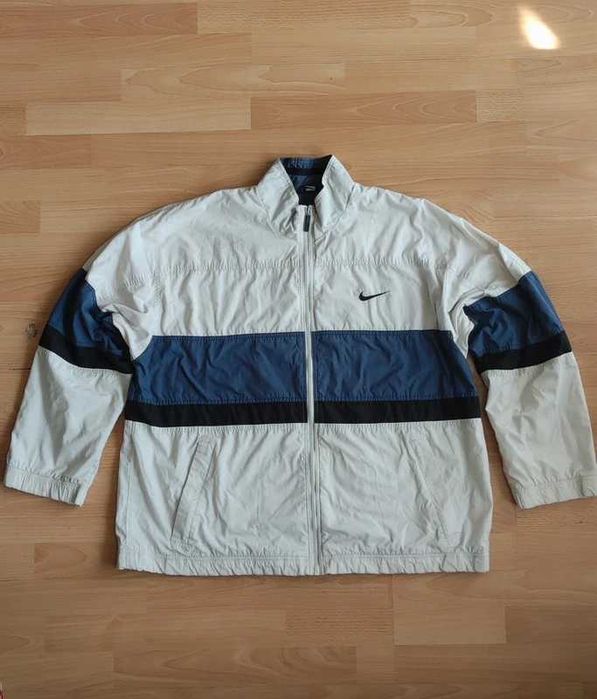 Nike 1990s lightweight embroidered spellout track jacket