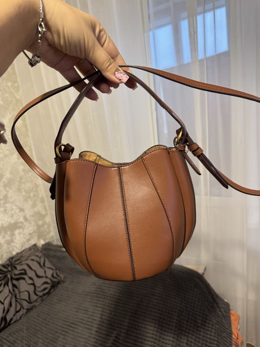 Сумка zara коричнева