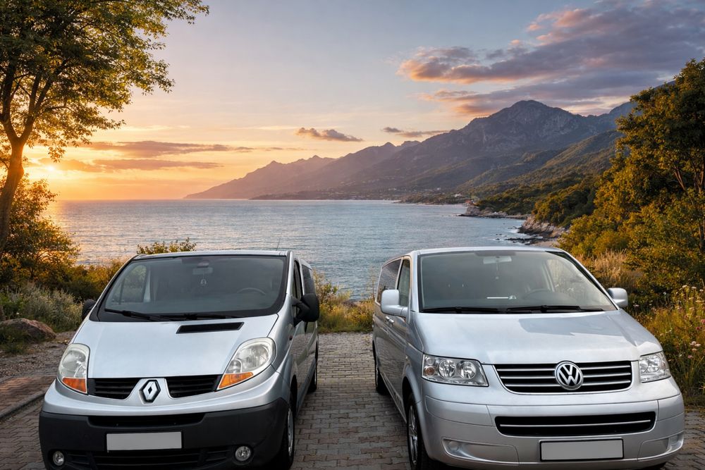 Bus 9 osobowy, Wynajem