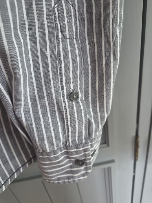 Koszula męska Camel Active L XL szara w paski