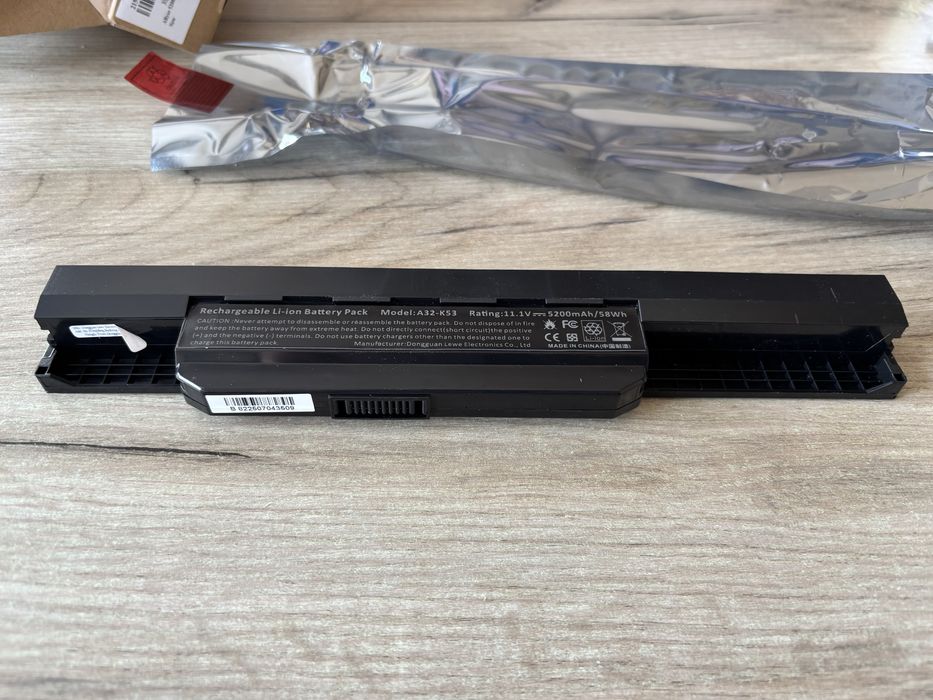 Bateria do laptopa ayree a32-k53 5200mah 58wh 11.1v