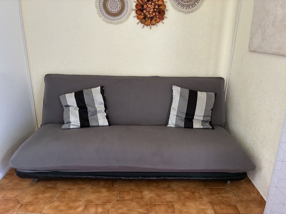 Sofa cama belga com duas capas