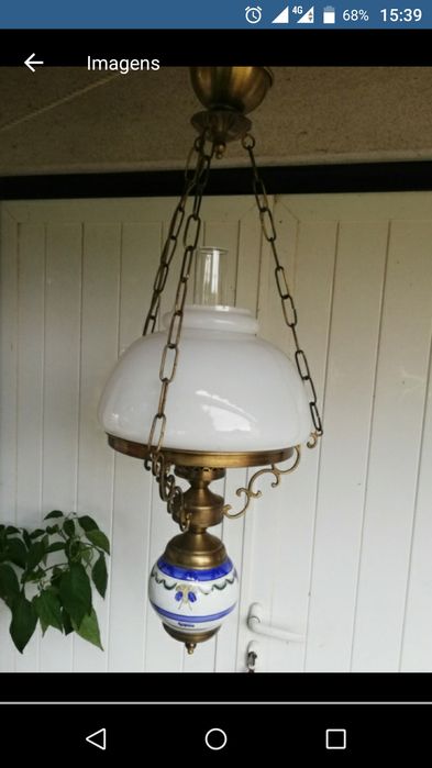 Louça de Viana - Candeeiro da Fabrica de Louça da Meadela