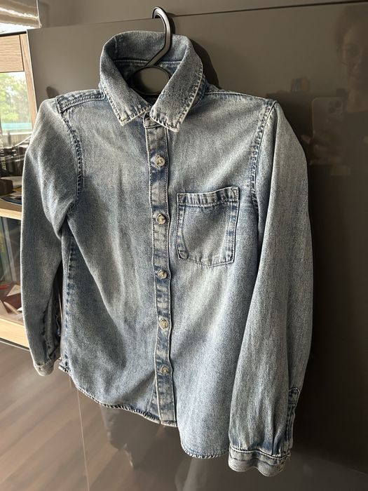 Jeansowa koszula chłopięca 140 Primark