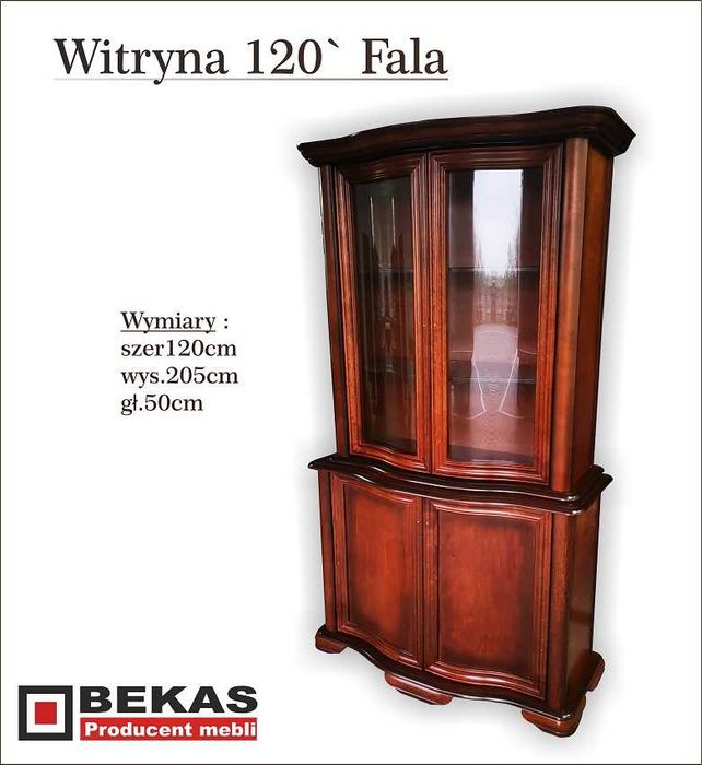 Klasyczna Stylowa elegancka Witryna Bella Producent BEKAS PROMOCJA