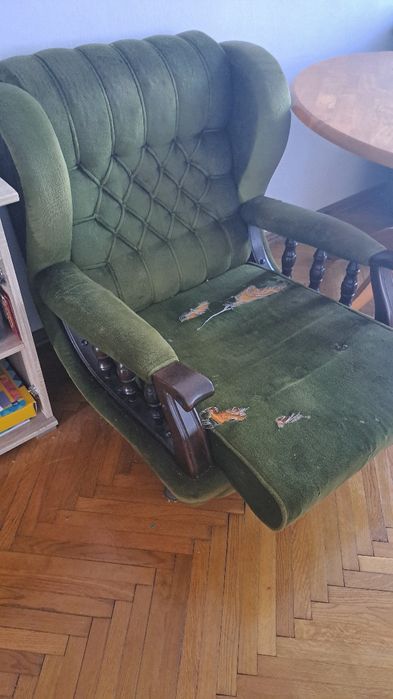 Fotele dwa duże za darmo