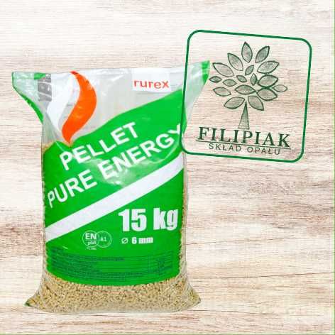 Pellet RUREX certyfikowany EN+ A1 6mm