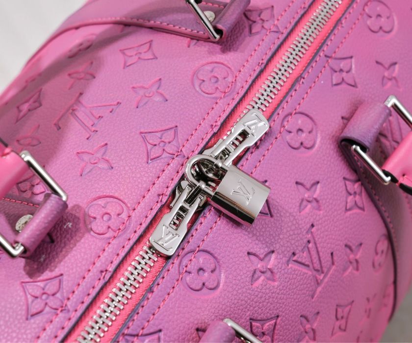 Louis Vuitton Keepall сумка розовая спортивная женская унисекс