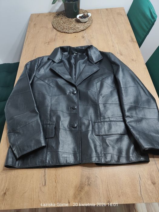Skórzana kurtka XXL