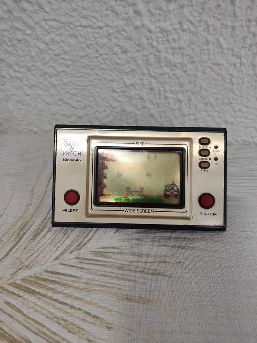 FireGame & watch by Nitendo
Original from the 80s.64586073126402122