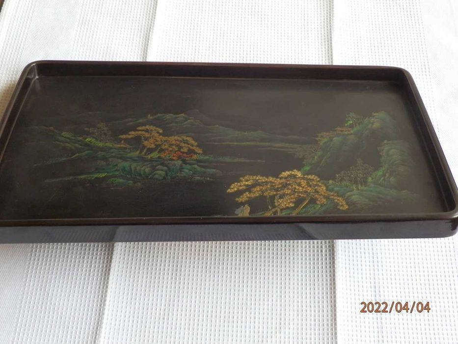 Oryginalna chińska taca z laki