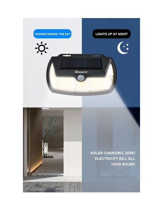 Luz Solar com Sensor de Movimento QA-L712