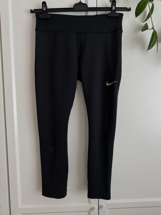 Legginsy Nike 3/4 czarne