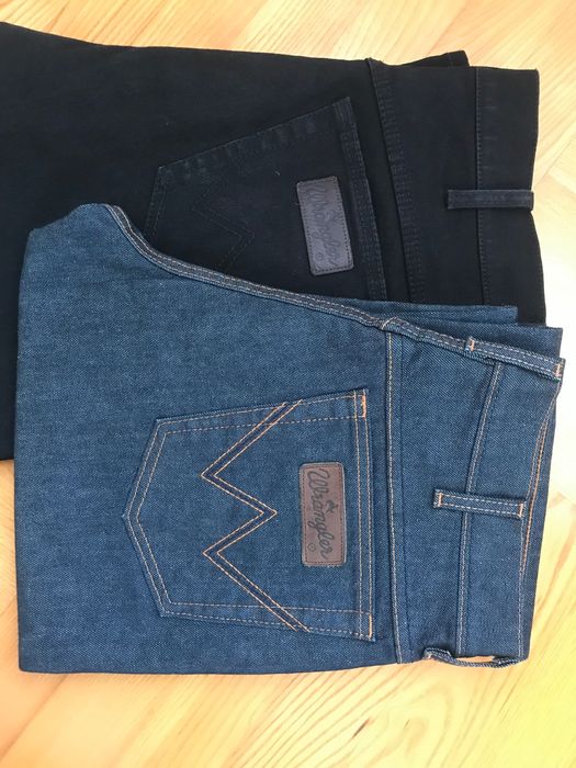 Нові джинси Wrangler Texas Straight темно-сині та чорні 34х30 Lee Levi’s