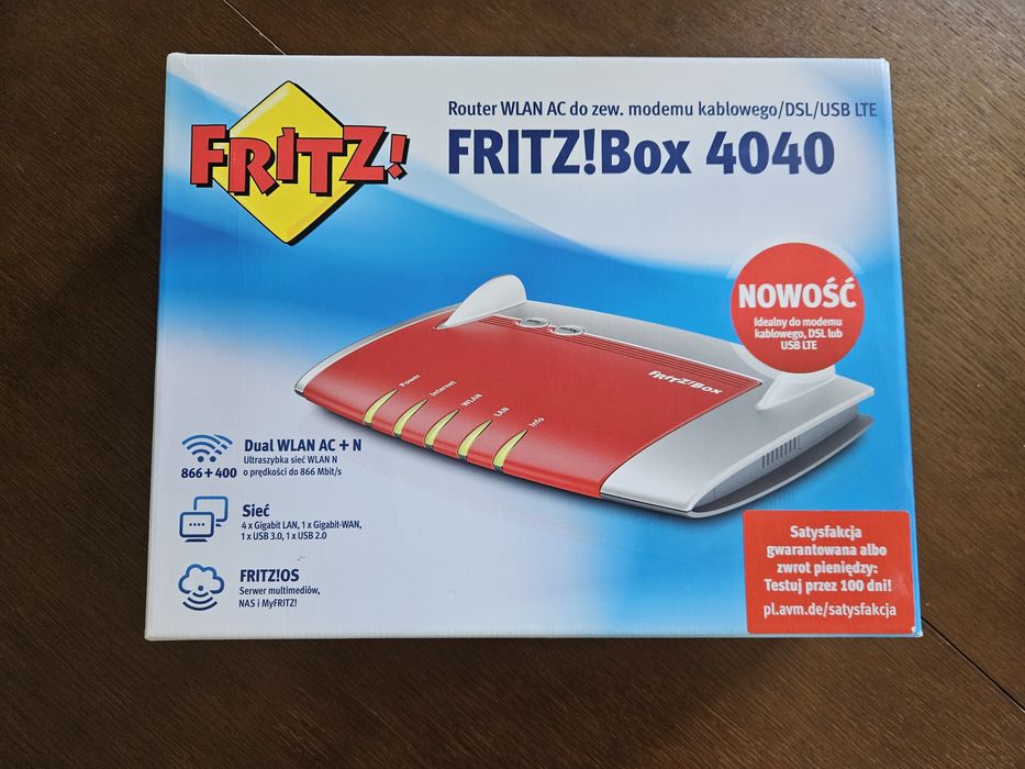 Router FritzBox 4040 FRITZ!Box Ideał