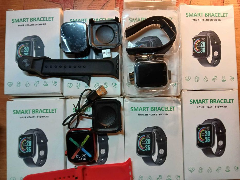 Sprzedam zestaw 10 samrt bracelet i inne