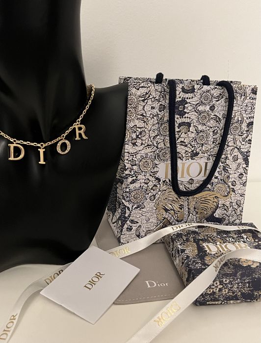 Naszyjnik Dior komplet pudelko prezent