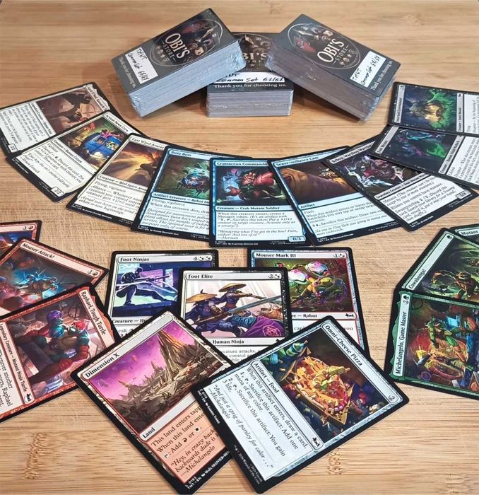 Magic The Gathering Tartarugas Ninja – Playset Completo Commons 67/67