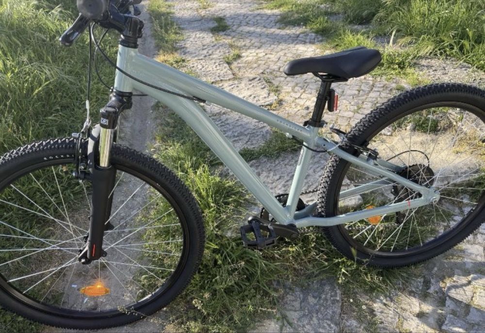 Bicicleta BTT 26" 9-12 anos, EXPL 500  Caqui Verde tropa