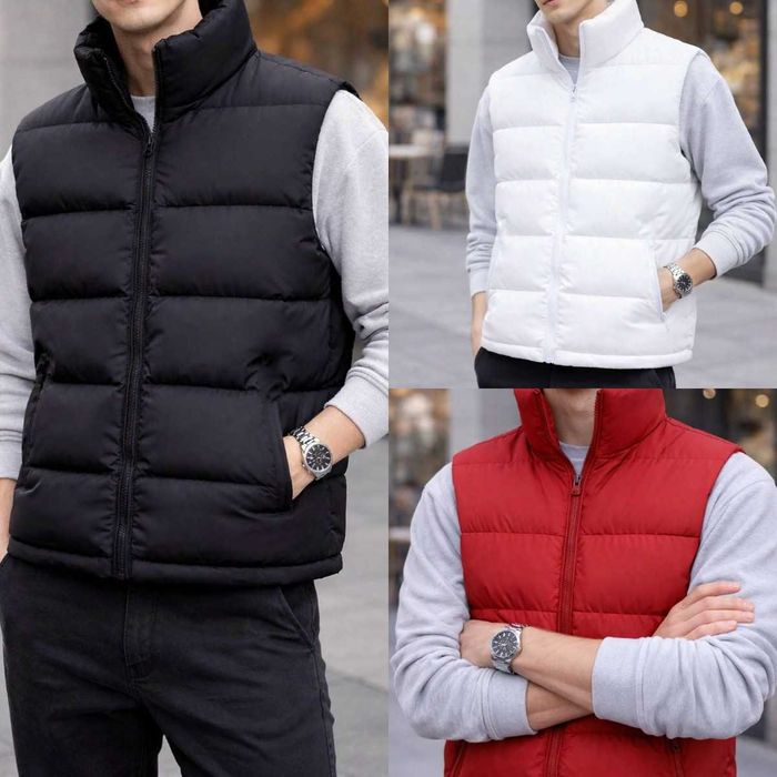 Опт и розница! Мужская теплая жилетка 3 цвета/ Тепла чоловіча жилетка