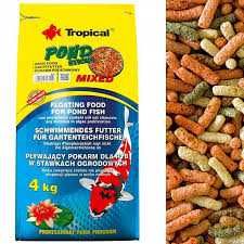 Корм для риб Tropical  POND STICKS у вигляді пластівців 4кг Тропікал