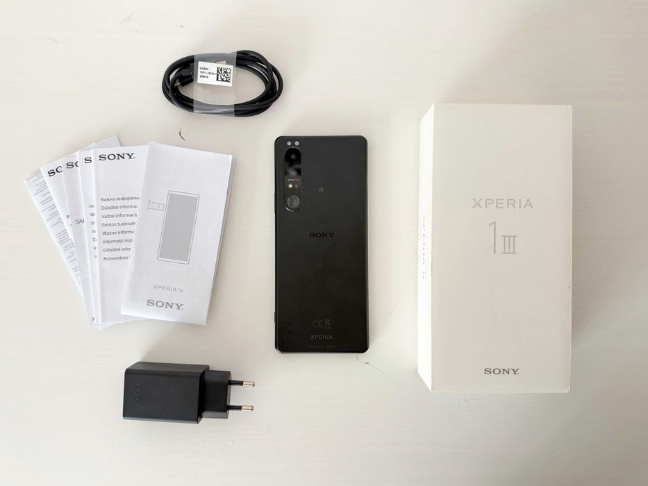 Sony Xperia 1 III 12/256 mark 3 smartfon + ładowarka