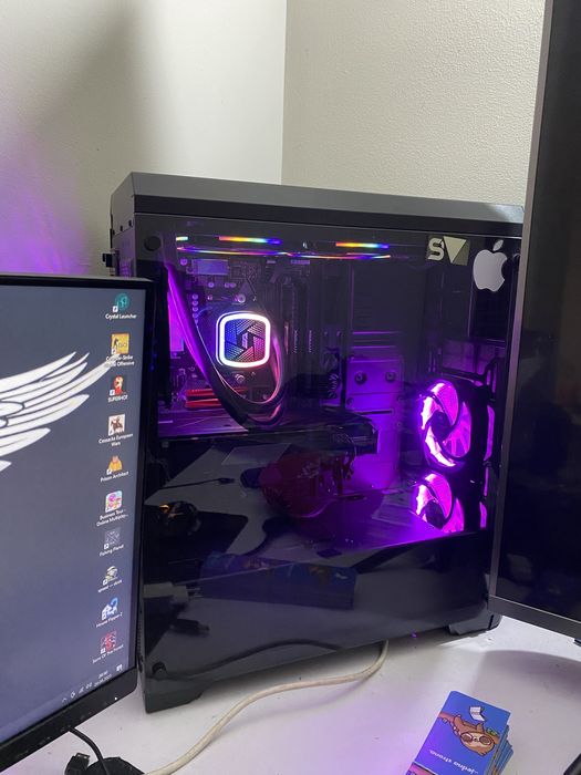 Komputer Gamingowy RGB Chłodzenie wodne NVIDIA GTX 1660 AMD Ryzen