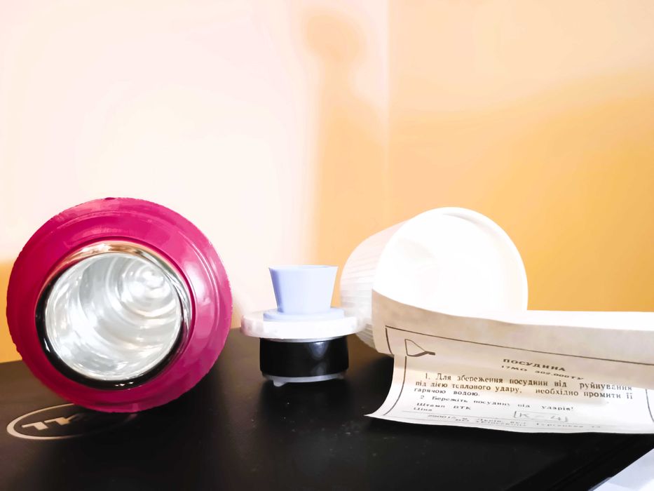 Термос новий 0,25л срібне покриття