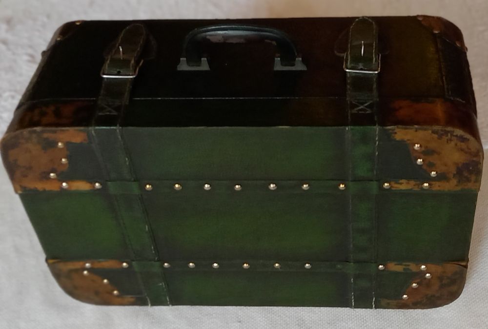 Mala Verde Antiga como Nova