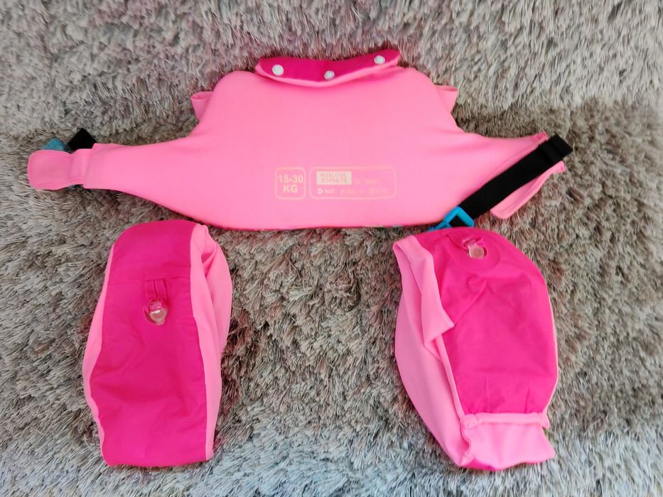 Cinto e braçadeira de piscina para criança