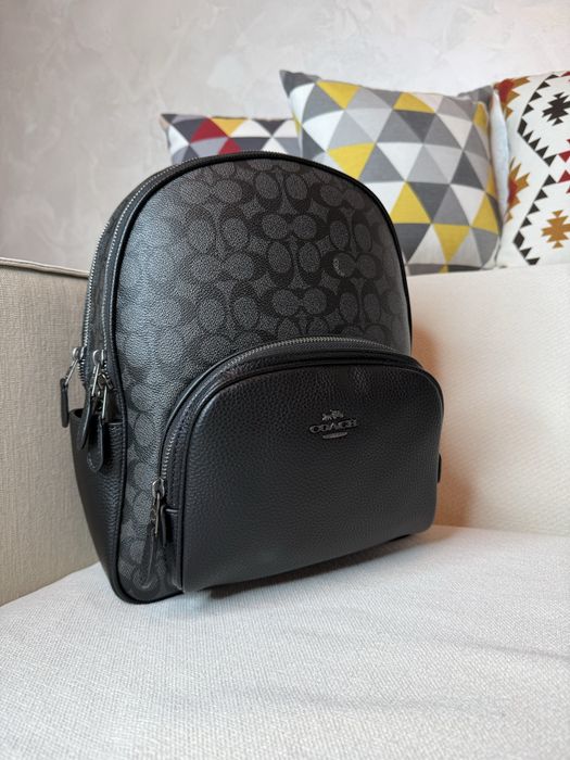 COACH рюкзак 33x27x11 монограма коричневий / чорний — zdjęcie 4
