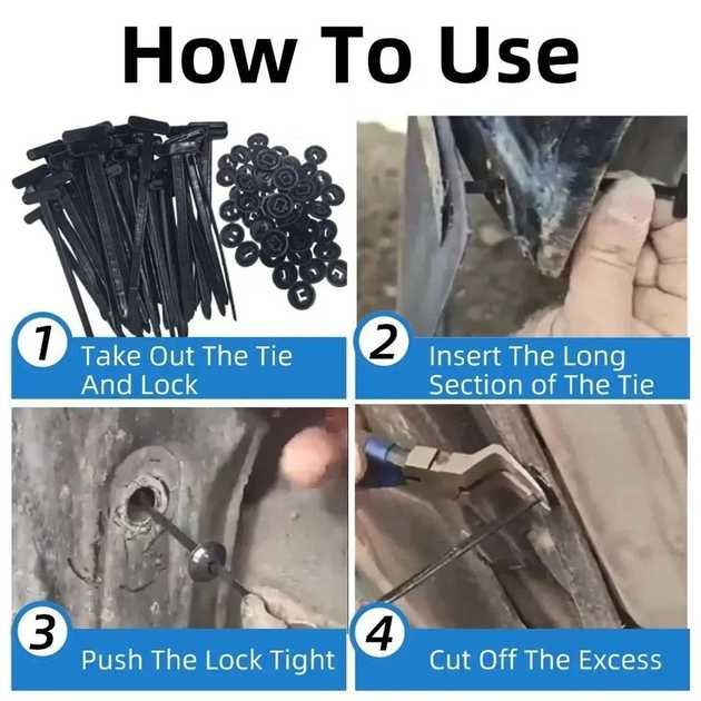 Стяжка кліпса хомут самозатягуючий