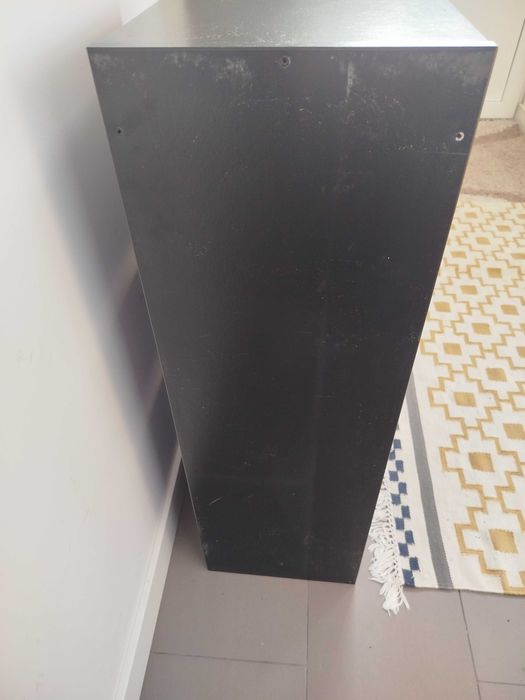 TROFAST Comb arrumação c/caixas em preto