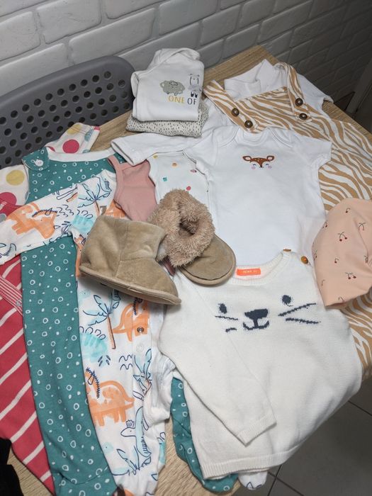 Огромный пакет детских вещей на девочку от 0 до 12 месяцев!