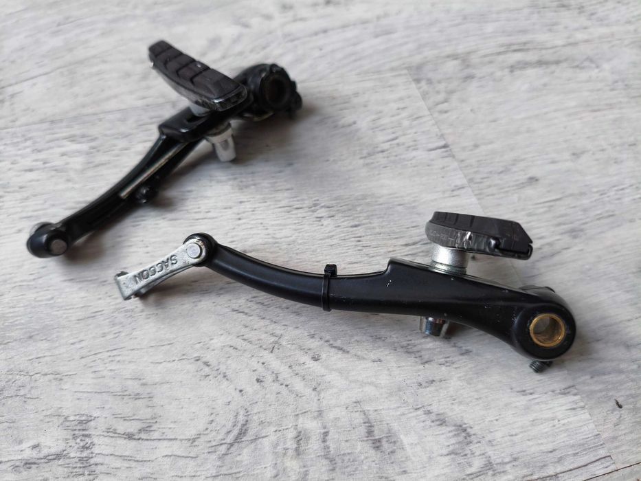 Hamulec V-Brake Saccon Aluminiowy | Klocki XLC Carbon | Lekkie 159g