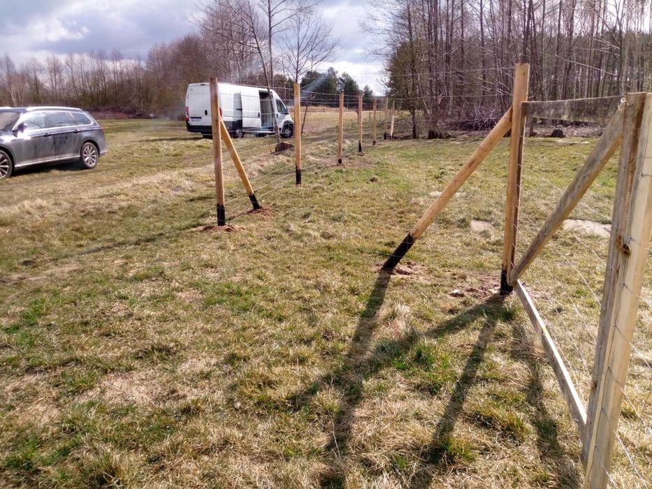 Ogrodzenie budowlane tymczasowe leśne już 16 zł. mb Nowy dwór gdański
