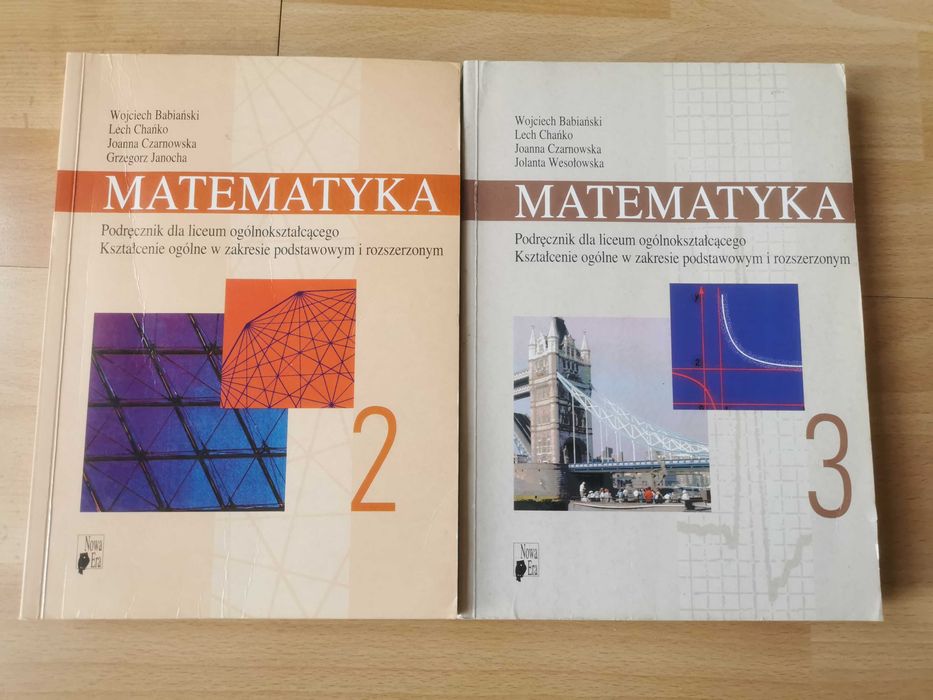 Matematyka 1 2 3 - Babiański, Chańko, Czarnowska, Wesołowska Nowa ERA LO
