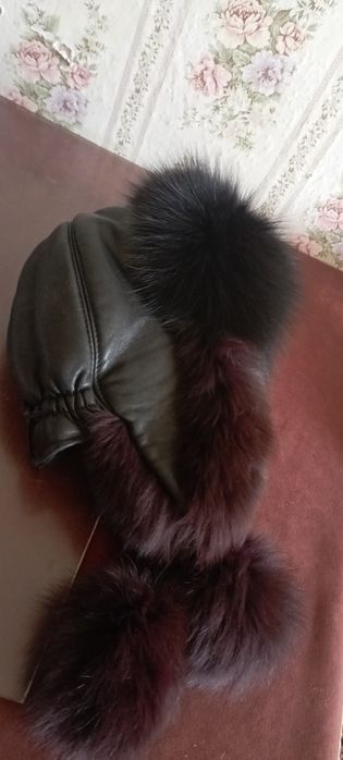 Шапка ушанка меховая