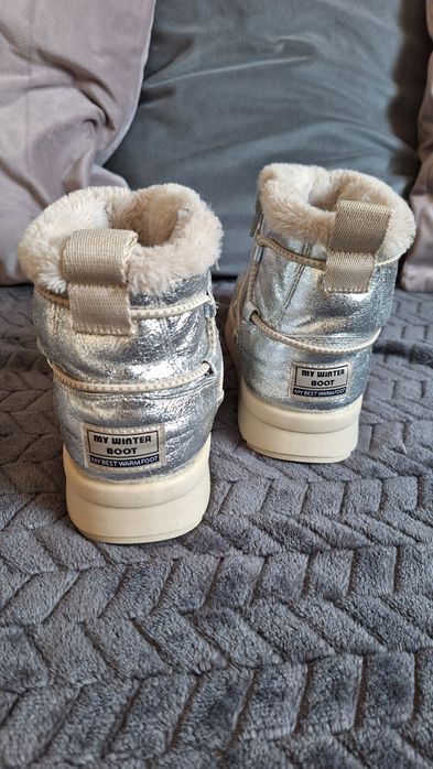 Zara 35 Sniegowce buty zimowe