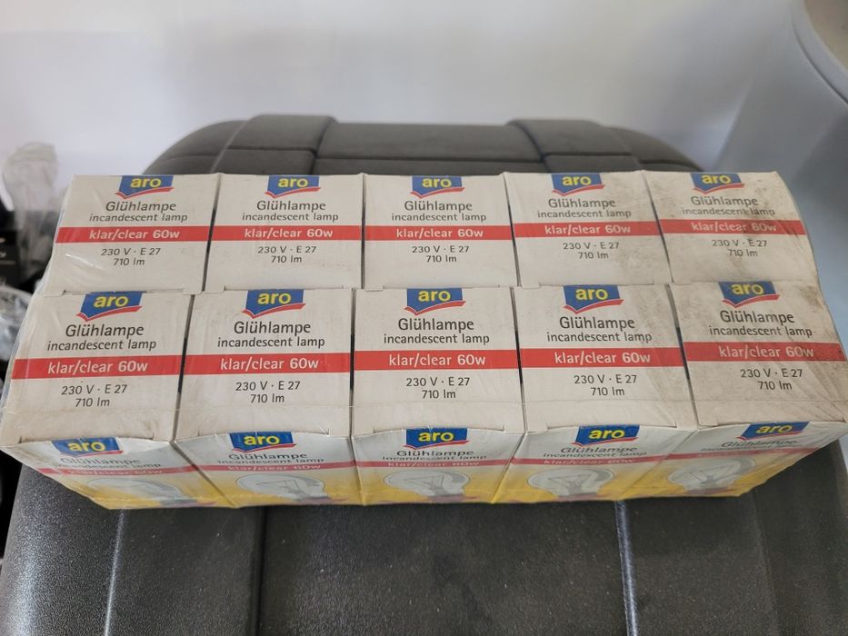 Żarówki 60w 10 sztuk aro