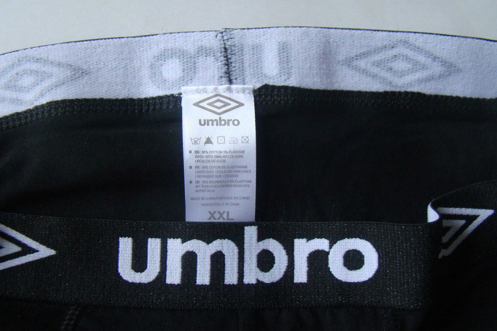 Bokserki męskie UMBRO czarne 2 Pack r. XL
