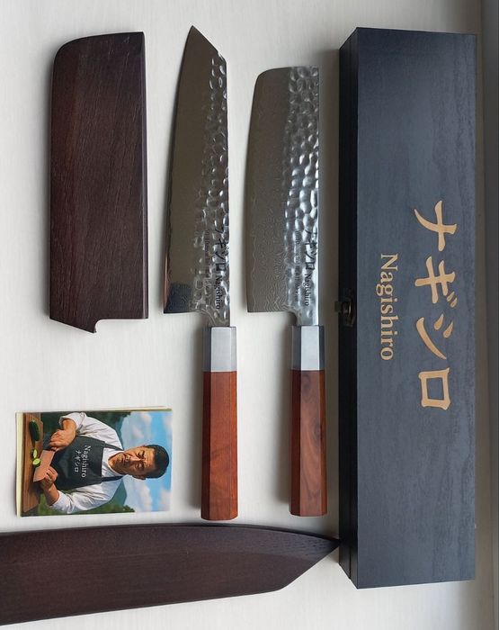 Японский кухонный нож Киритсуке VG10, 67 слоёв, ножны, ручная работа