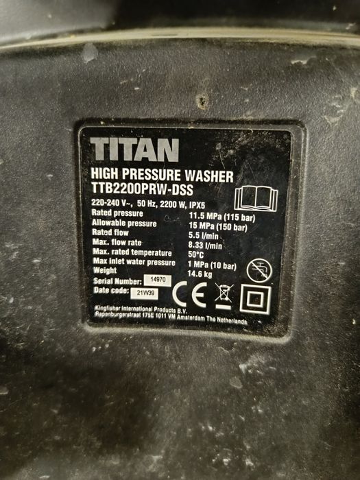 Myjka ciśnieniowa tytan mocna