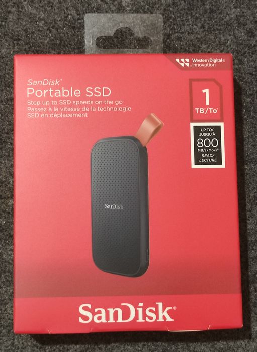 Disco SanDisk Portable SSD 1TB (Novo - Selado - em garantia )